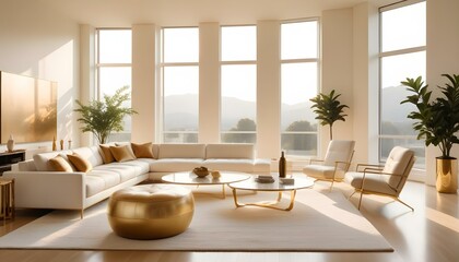 Photo interior modern design room 3d illustration