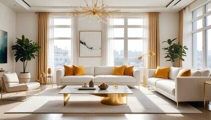 Photo interior modern design room 3d illustration