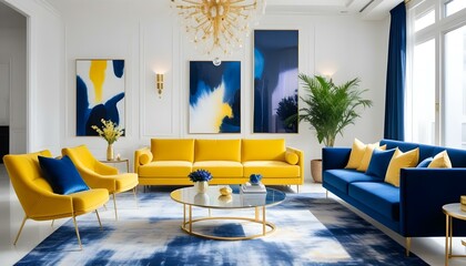 Photo interior modern design room 3d illustration