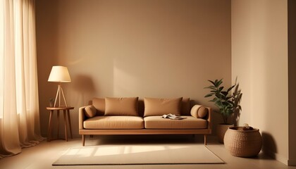 Photo interior modern design room 3d illustration