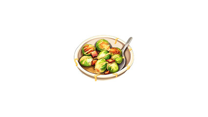 A serving of quinoa salad with roasted vegetables and a lemon vinaigrette