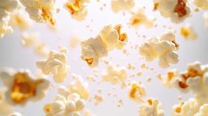 Fototapeta premium The Floating Popcorn Explosion