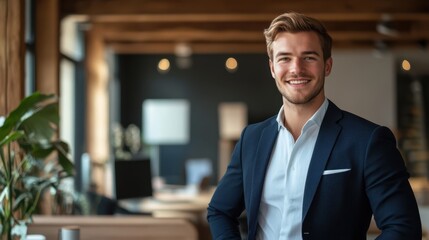 Fototapeta premium The Professional Young Businessman