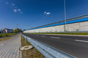 Viaduct in Czestochowa, Aleja Wojska Polskiego, European Road 75