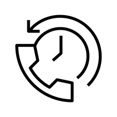 dial call with history icon