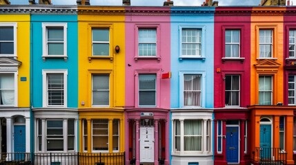 Obraz premium colored houses