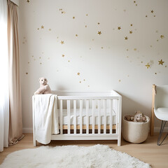 children room with a toy and drawing on the wall deisgn style interior home cute