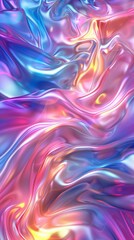 Fototapeta premium Abstract liquid background holographic surface reflection spectrum 