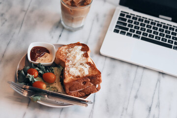 chocolate with marshmallows