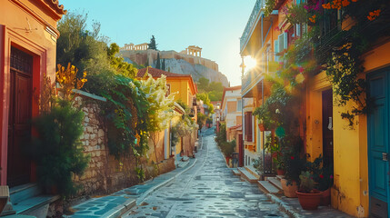 Fototapeta premium Athens Greece travel destination, Tour tourism exploring