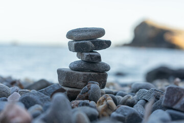 Column of rocks