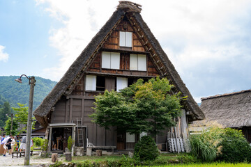 夏の白川郷, 岐阜県