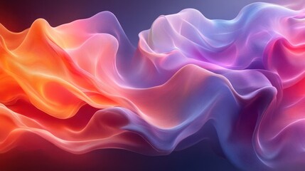 Fototapeta premium Artistic brochure background with dynamic, swirling shapes and colors