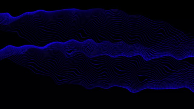 partical background animation on black background