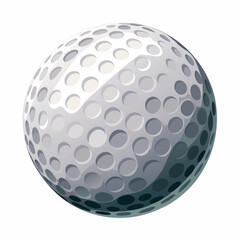 golf ball isolated on white