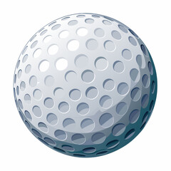 golf ball isolated on white