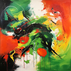 Abstract background symbolizing healthy food choices.