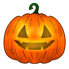 halloween pumpkin illustration 