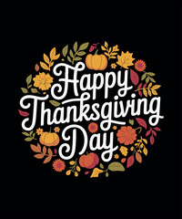 Thanksgiving T-shirt Design