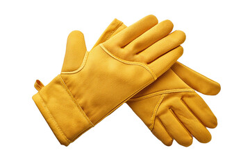 Oven mett yellow Gloves Designe Cutout Front View