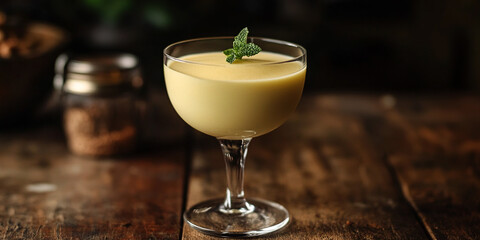 Zabaione on the table