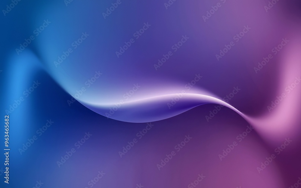 Poster abstract flowing design. abstract flowing design with purple and blue gradient background. ideal for