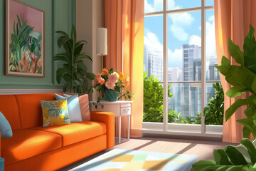 Isometric Home Interior