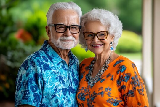 Elderly man organizing his photo collection with his caregiverâ€™s assistance, preserving memories and sharing stories from his past