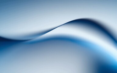 Blue abstract wave. Abstract background with a single wave, featuring a gradient of blue shades, symbolizing movement and fluidity.