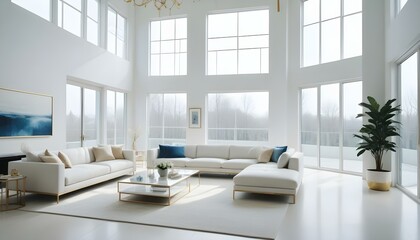 Photo interior modern design room 3d illustration