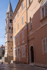 Church of St. Mary, Benedictine Abbey of St. Mary. Old buildings in the Mediterranean area....