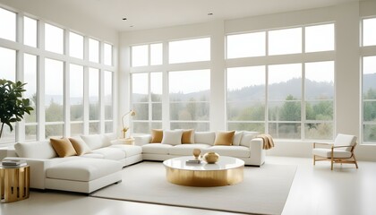 Fototapeta premium Photo interior modern design room 3d illustration