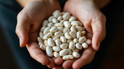 Beans in closeup view