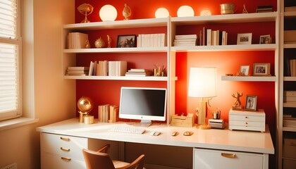 Photo interior modern design room 3d illustration