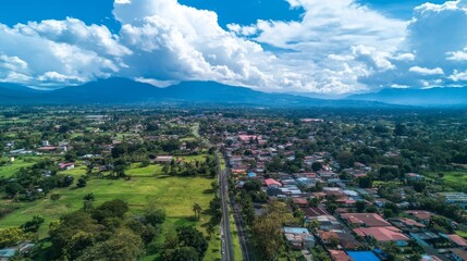 Obraz premium Aerial Cartago, Costa Rica
