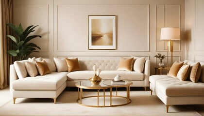 Photo interior modern design room 3d illustration