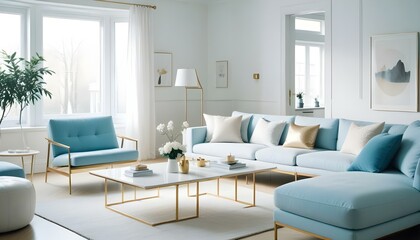 Photo interior modern design room 3d illustration