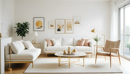 Photo interior modern design room 3d illustration