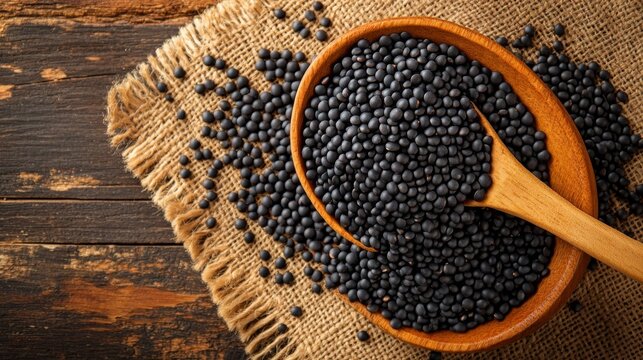 Black lentils: health, drying, and culinary info.