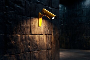 Mafia safehouse hidden in plain sight with security cameras watching every corner, a fortress disguised as an ordinary building