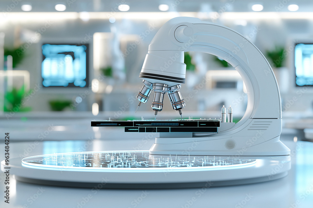 Poster advanced microscope technology in biotech setting