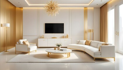 Photo interior modern design room 3d illustration