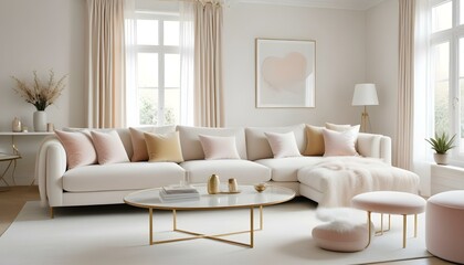 Photo interior modern design room 3d illustration