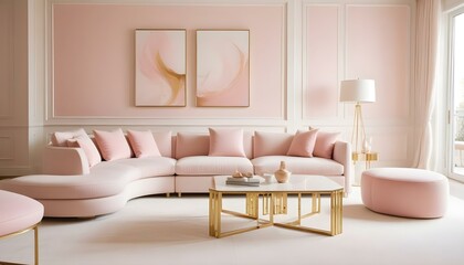 Photo interior modern design room 3d illustration