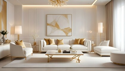Photo interior modern design room 3d illustration