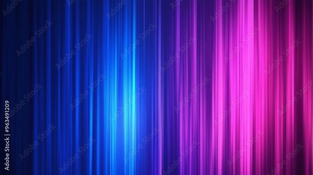 Poster a vibrant abstract background featuring a smooth gradient transition from deep blue to vibrant purpl