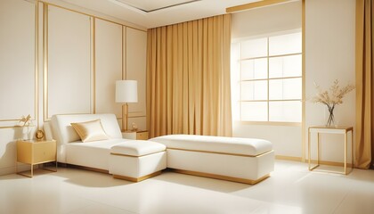 Fototapeta premium Photo interior modern design room 3d illustration