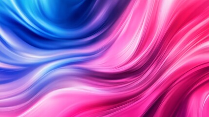 Fototapeta premium Abstract swirling gradient background with pink and blue colors. This image symbolizes creativity, fluidity, energy, movement, and transition.
