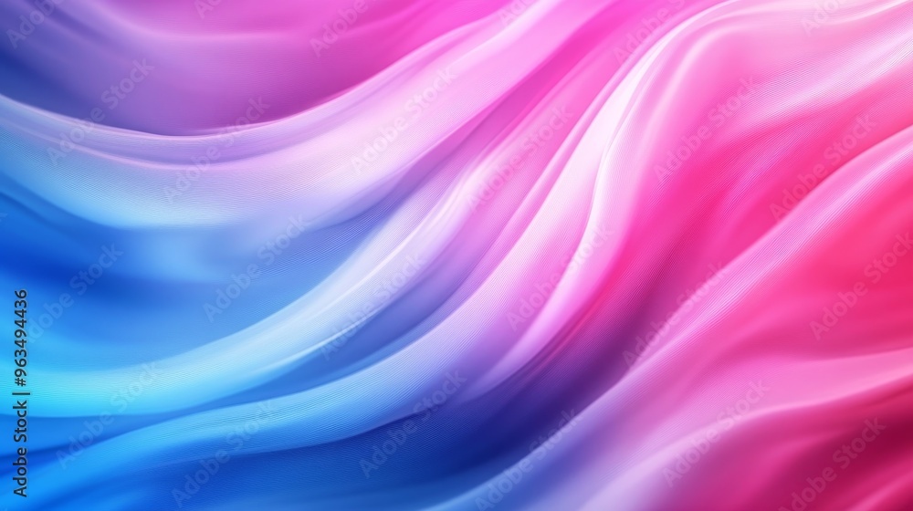 Poster this image features a vibrant and abstract gradient background, with swirling patterns of pink and b