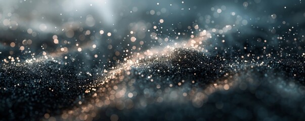 Abstract dark blue and gold glitter texture background